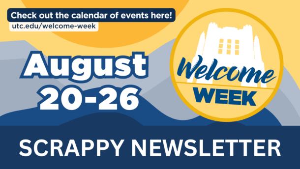 Welcome Week Graphic with the dates of events and link to the full schedule