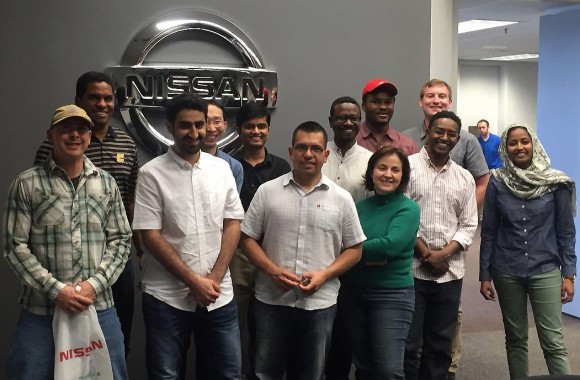 Front row: Cho Miller, Abdullah Albassam, Max Collao, Dana Gausch, Iyad Abdulmajeed, Nada Osman Back row: Dr. Aldo McLean, Zhen Hu, Ketan Patel, Ashraf Eldoud, Mendy Calixte, Michael Woods Not pictured: Raed Aljarallah