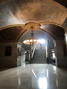 View from the info desk at the Tennessee State Capitol, taken while working as a Museum Educator for the Tennessee State Museum.