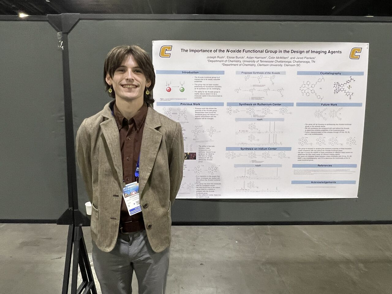 Josephat Rushinga SEARCH Awardee Joseph Rush Presents at ACS 2026 - Undergraduate ...
