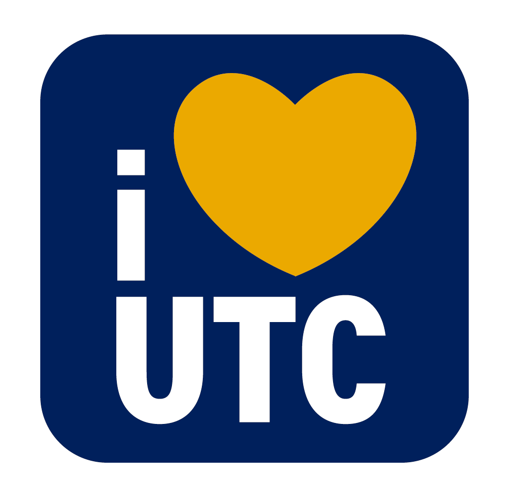 I heart (emoji) UTC graphic