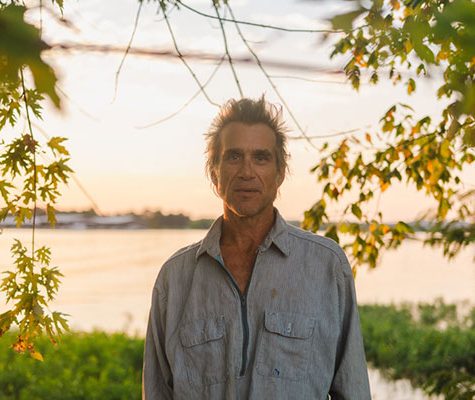 In this photo provided by Missing Piece Group, Todd Snider poses for a portrait in Hendersonville, Tenn., in September 2025. (Angelina Castillo via AP)
