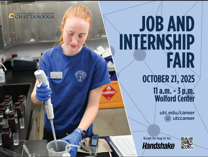 Job and internship fair poster