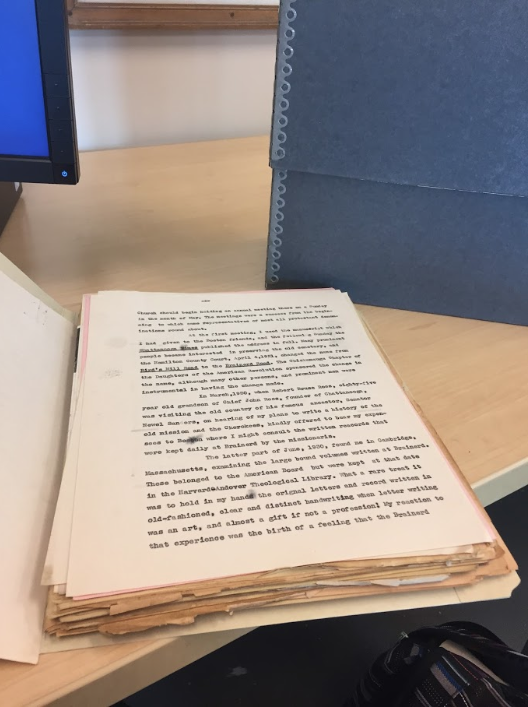 Haley McCullough's workspace.