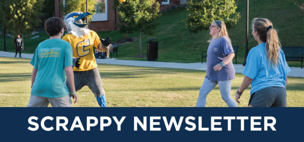 Scrappy enjoying the sun on Chamberlain field with friends