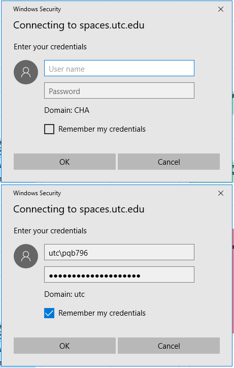 spaces in outlook