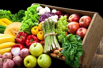 Picture of fruits and vegetables