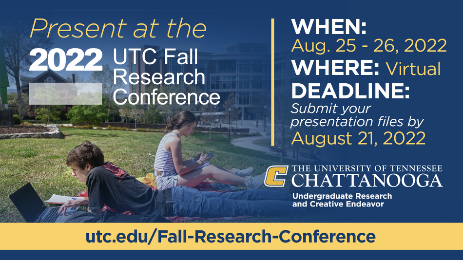 Encourage Students to Present at the UTC Virtual Fall Research