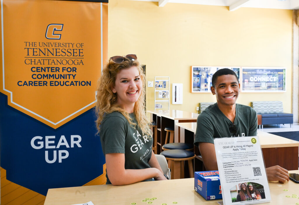 GEAR UP Jobs Available for UTC Students - Fall 2022 - Campus Updates