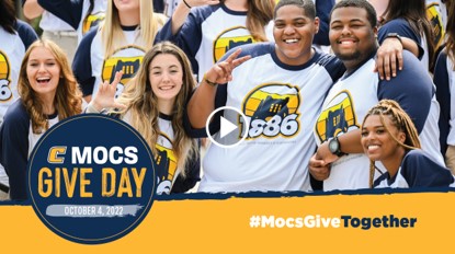 Mocs Give Day with photos of student orientation leaders