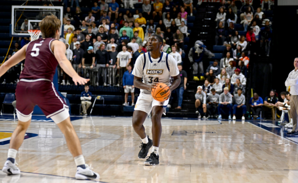 Mocs basketball player Randy Brady recently earned Southern Conference Student-Athlete of the Week honors (photo courtesy of Ray Soldano/GoMocs.com).