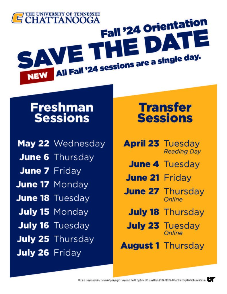 Fall 2024 Orientation Dates and Information Campus Updates