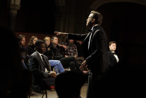 The american vicarious theatre group presents "Baldwin vs. Buckley"