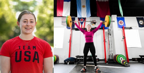 U.S. Olympic weightlifter Olivia Reeves
