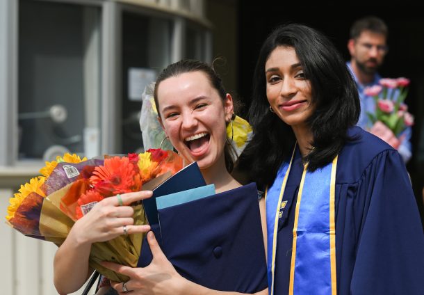 Graduate School commencement took place May 3 at McKenzie Arena