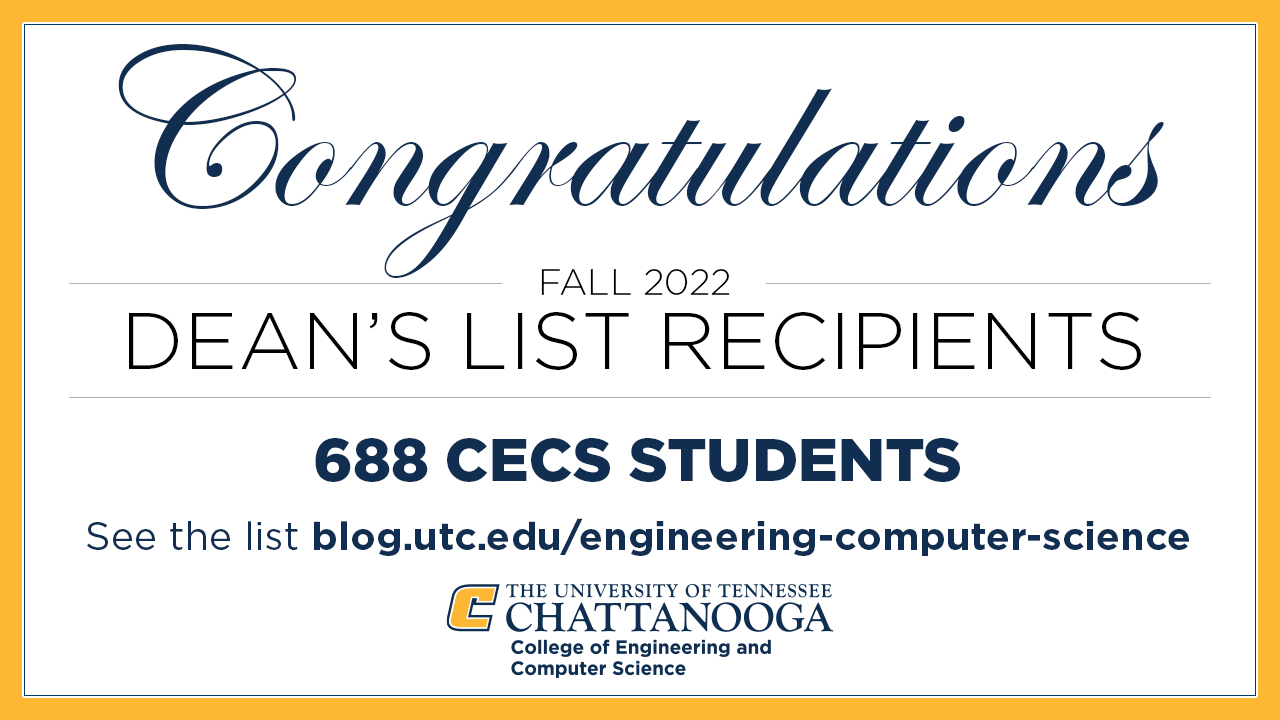 Fall 2022 Dean's List Engineering & Computer Science Blog