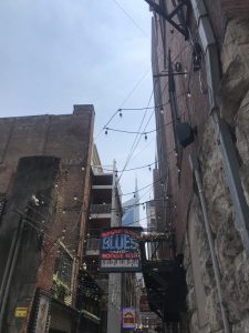 A shot of Printer’s Alley in Nashville, TN. Taken while walking a tour route while working as the Director of Marketing and Information for Nashville Sites.
