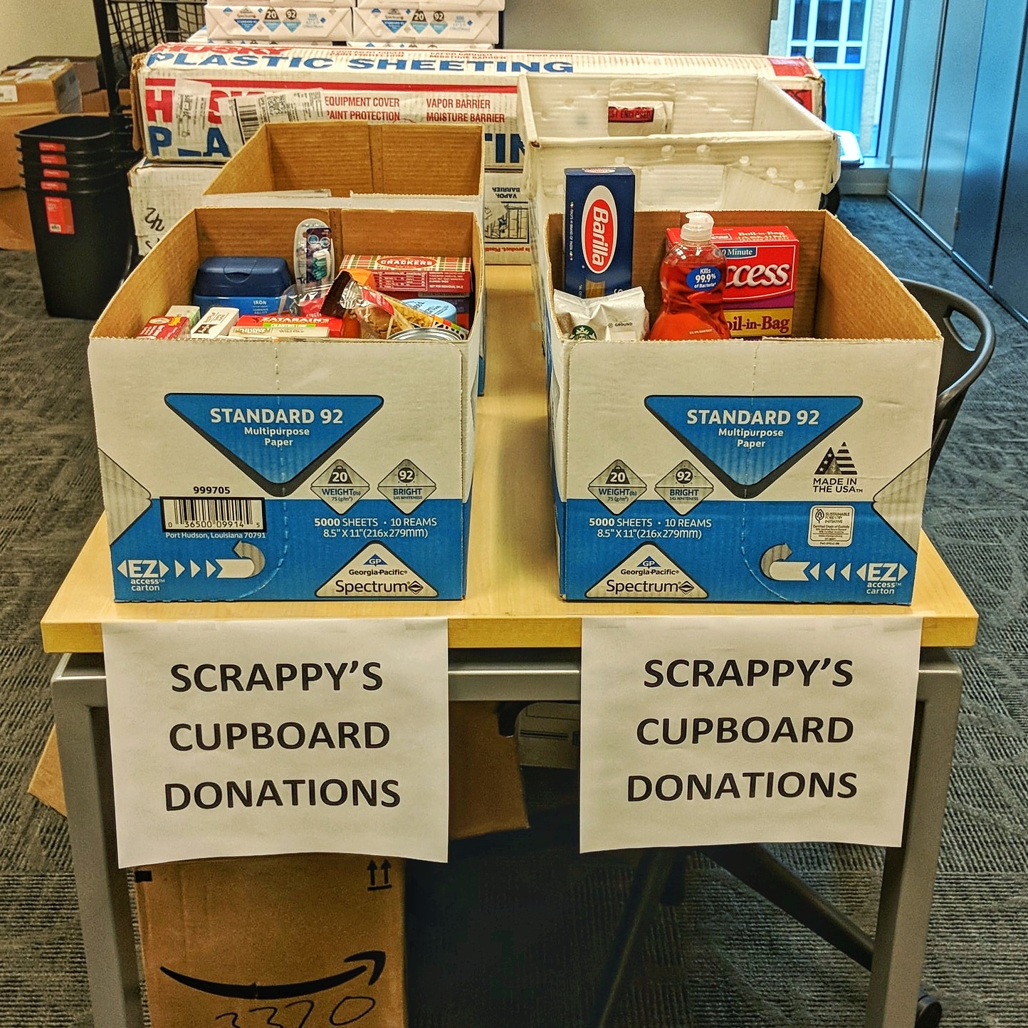 Scrappy's Cupboard Donations