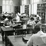 Students hard at work in the library in Fletcher Hall. Photo courtesy of Special Collections & University Archives, UTC Library, The University of Tennessee at Chattanooga.