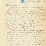 First page of an April 11, 1941 letter from Leroy Sullivan to a few of his friends. Letter courtesy of Special Collections & University Archives, UTC Library, The University of Tennessee at Chattanooga.