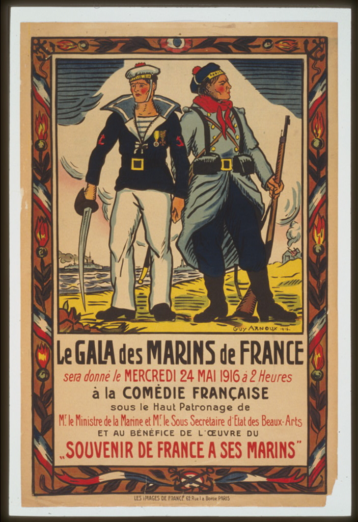 Le gala des marins de France . . . á la Comédie Française