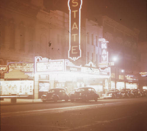 State Theater eye-level view, circa 1960s. Courtesy of the University of Tennessee at Chattanooga Special Collections.