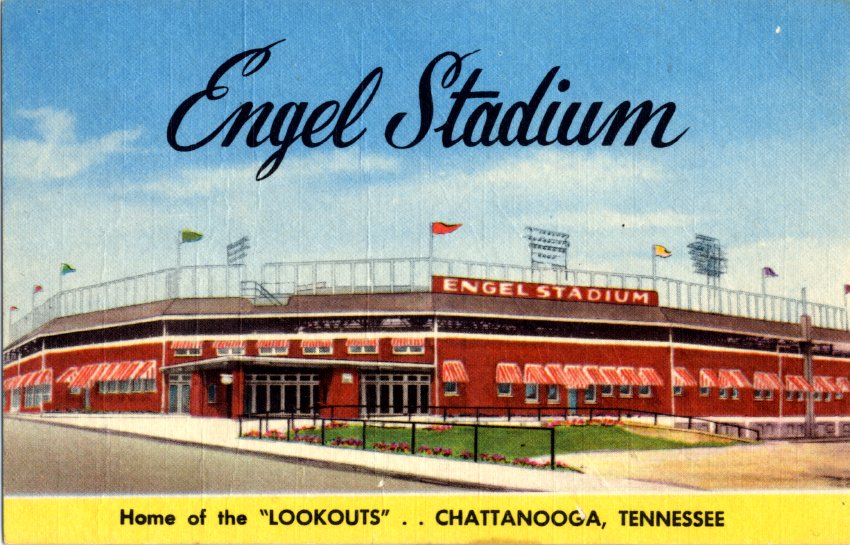 Engel Stadium postcard, circa 1945