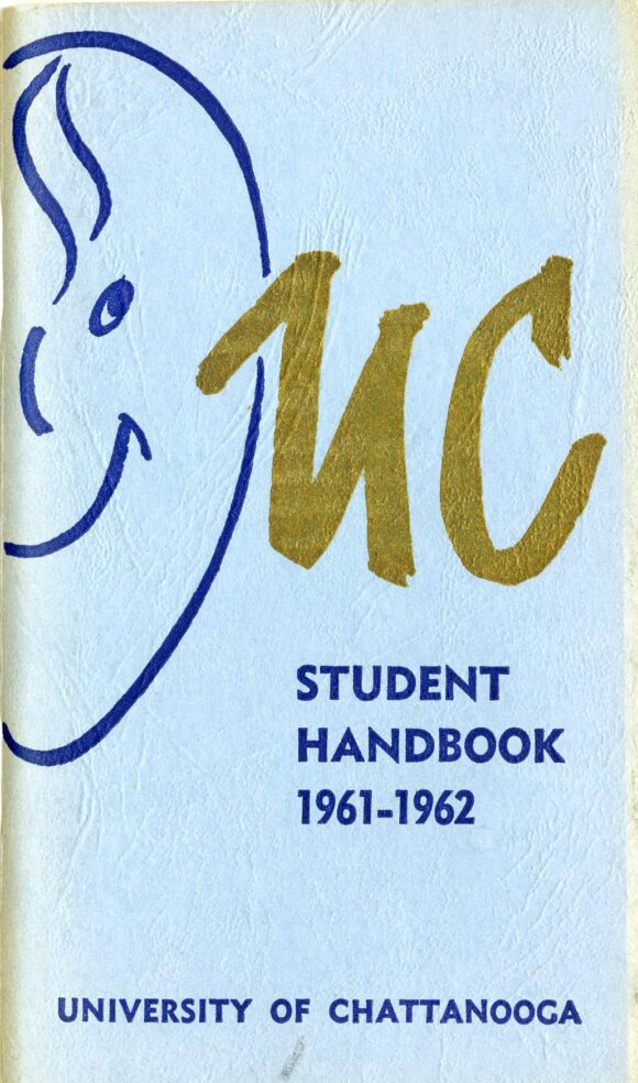 Cover of the 1961-1962 University of Chattanooga Student Handbook