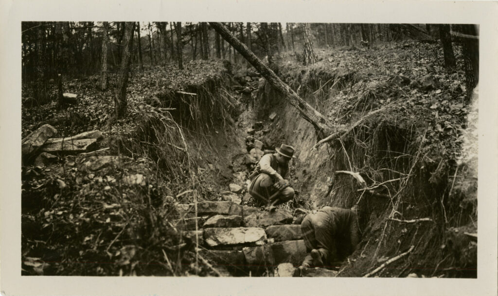 A scanned image from the Lookout Mountain Civilian Conservation Corps photographs collection.